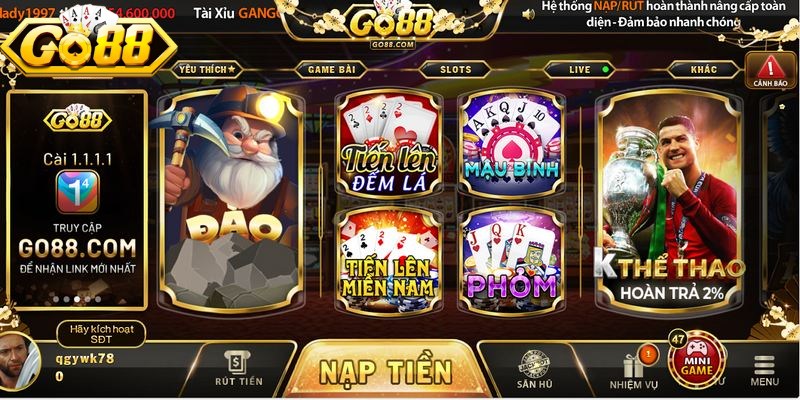 Khuyến Mãi Hoàn Trả Tại Go88 - Nhận Vốn Cực Khủng Mỗi Ngày 1 Khuyến mãi hoàn trả Go88 mang đến cơ hội nhận lại vốn cược cực cao