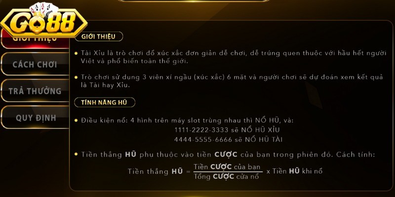 Luật Chơi Tài Xỉu Go88 Chi Tiết Mà Anh Em Nên Biết 2 Luật chơi tài xỉu Go88 cơ bản cho anh em