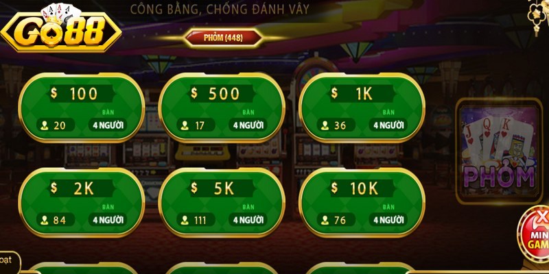 Phỏm Go88 - Giải Trí Cá Cược Cực Đã, Ù Lớn Thả Ga 1 Phỏm Go88 là phiên bản trực tuyến của trò chơi tá lả truyền thống