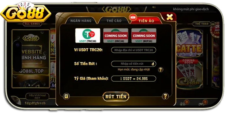 Rút Tiền Go88 Siêu Nhanh – Giao Dịch An Toàn Tuyệt Đối 3 Người dùng không thể rút do chưa đáp ứng đủ điều kiện của hệ thống