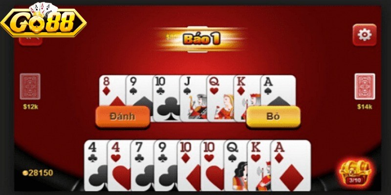 Giữ bài 2 một cách hợp lý khi chơi sâm lốc Go88 