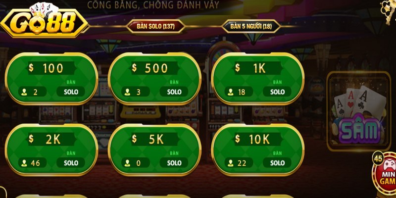 Sâm lốc Go88 là phiên bản trực tuyến ăn khách hiện nay 