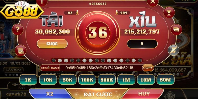 Tài Xỉu Chẵn Lẻ Go88 - Mẹo Chinh Phục Sảnh Cược Chất 1 Tài xỉu chẵn lẻ Go88 là biến thể nâng cấp của trò xúc xắc truyền thống