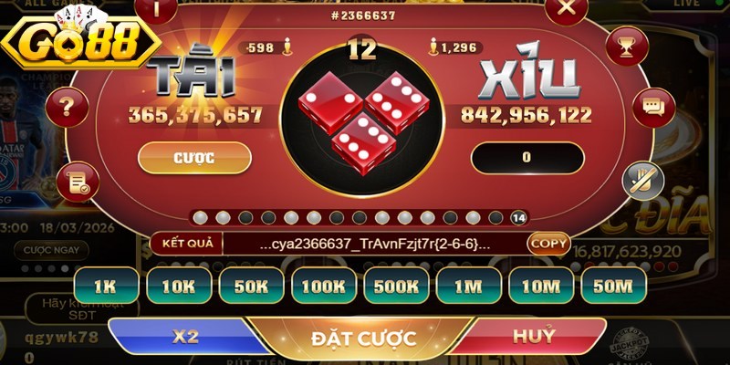Tài Xỉu Chẵn Lẻ Go88 - Mẹo Chinh Phục Sảnh Cược Chất 3 Thành viên khi chơi cần nằm lòng các lưu ý quan trọng