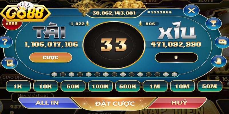 Tài Xỉu Mini Game Go88 - Game Cá Cược Đổi Thưởng Thú Vị 2 Luật chơi và cách tham gia Tài xỉu mini game cơ bản mới nhất