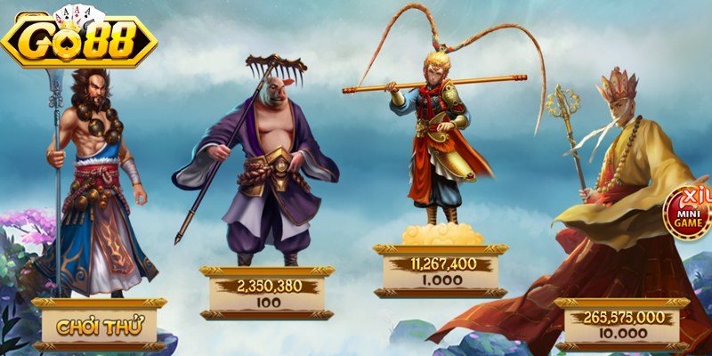 Tây Du Ký Go88 - Bí kíp săn hũ nổ vang trời cực dễ 2 Luật chơi game nổ hũ Tây Du Ký Go88 mới nhất