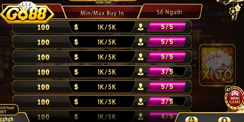 Xì Tố Go88 - Bàn Cược Bùng Nổ, Nhận Thưởng Cực To 3 Anh em phải am hiểu thật kỹ thế bài của mình